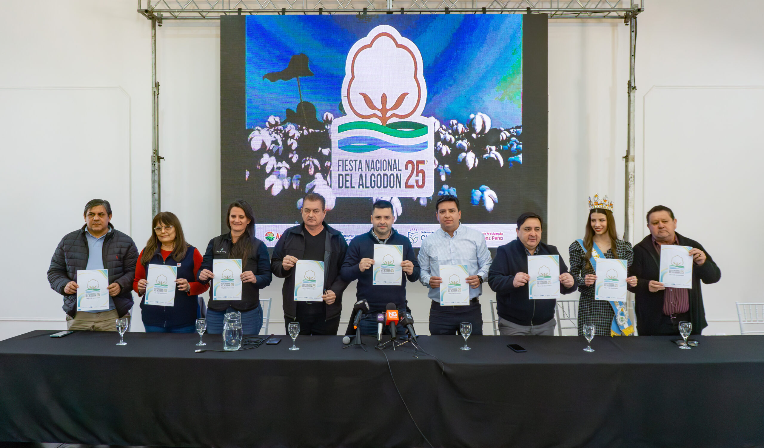 SÁENZ PEÑA. Se lanzó oficialmente la Fiesta Nacional del Algodón 2025
